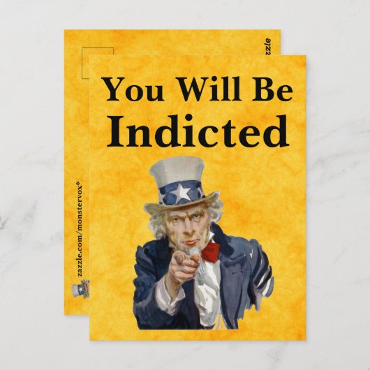 Vous Serez Indiqué Carte Postale (Devant / Derrière)