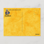 Vous Serez Indiqué Carte Postale (Dos)