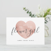 Vous serez ma carte de demoiselle de honneur - (Debout devant)