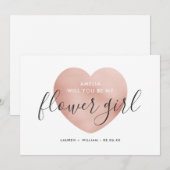 Vous serez ma carte de demoiselle de honneur - (Devant / Derrière)