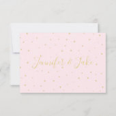 Vous serez ma carte de demoiselle d'honneur - rose (Dos)