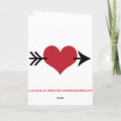 Vous serez ma carte de Valentine (Dos)