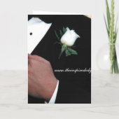 Vous serez ma carte de voeux de smoking de (Dos)