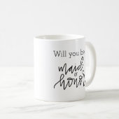 Vous serez ma domestique de tasse de calligraphie (Devant droit)