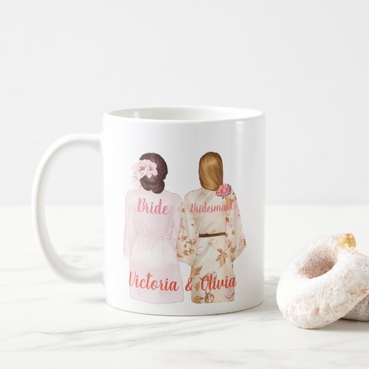 Vous serez ma tasse de demoiselle d'honneur (Avec donut)