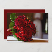 Vous serez mon invitation de bouquet de demoiselle (Devant / Derrière)