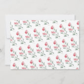 Vous serez mon invitation florale de demoiselle (Dos)