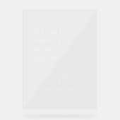 Vous serez toujours mon Affiche de bienvenue toujo (Recto)