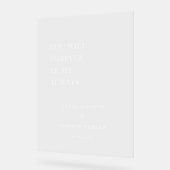 Vous serez toujours mon Affiche de bienvenue toujo (Angle)