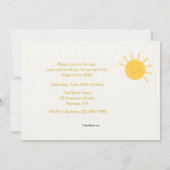 Vous Serez Toujours Mon Invitation Photo Sunshine (Dos)