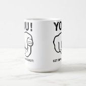 Vous Sortez De Ma Planète Drôle Mug (Centre)