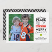 Vous souhaitant le carte photo de vacances (Devant / Derrière)