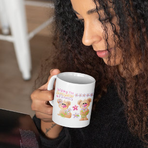Vous Souhaitant Soleil Et Fleurs Café Mug