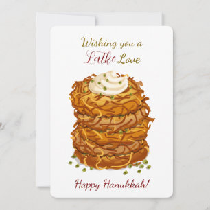 Vous souhaitant un amour de Latke, drôle carte de