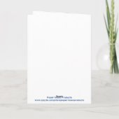 Vous souhaitant un Joyeux Halloween 5" x 7" Carte  (Dos)