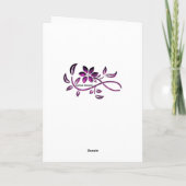 Vous souhaitant une carte de voeux bénie de Noël (Dos)