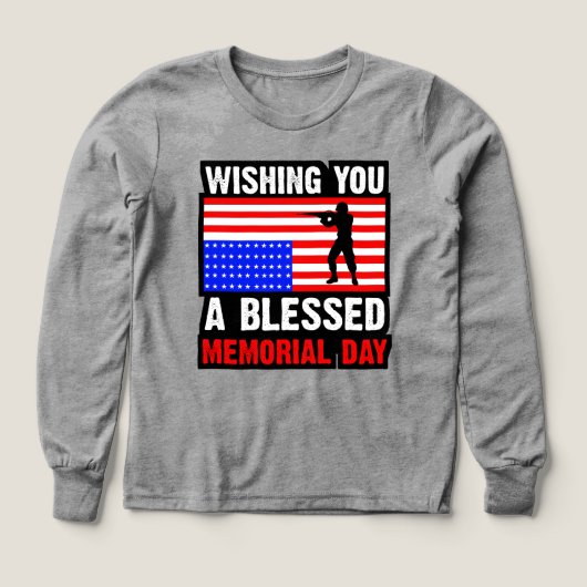 Vous souhaite un Memorial Day béni (Motif recto)