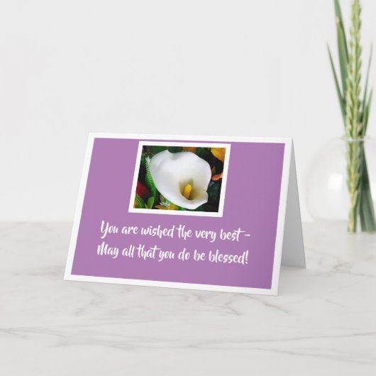 Vous souhaiter la meilleure carte (Devant)