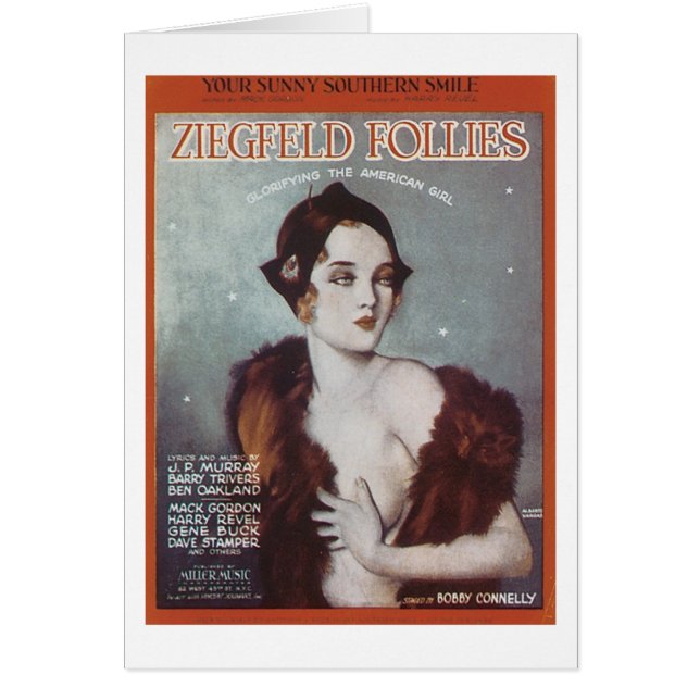 Vous Sunny Southern Smile Ziegfeld Follies Songboo (Devant)