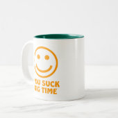 VOUS SUREZ DE GRANDES TEMPS CAFÉ Mug (Devant gauche)