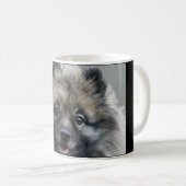 "Vous tasse de café de Keeshond me faites sourire" (Devant droit)