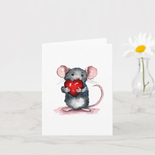 Vous Tenez Ma Carte De Voeux Coeur (Petite plante)