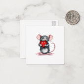 Vous tenez mon cœur dans le style carte postale (Devant/Arrière en situation)