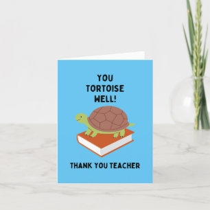 Vous Tortue Bien! Merci Enseignant Mignon & Drôle