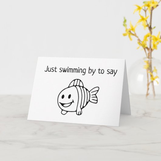 **VOUS TOURNEZ 9*** VOUS AMUSEZ ! CARTE D'ANNIVERS (Fleur jaune)