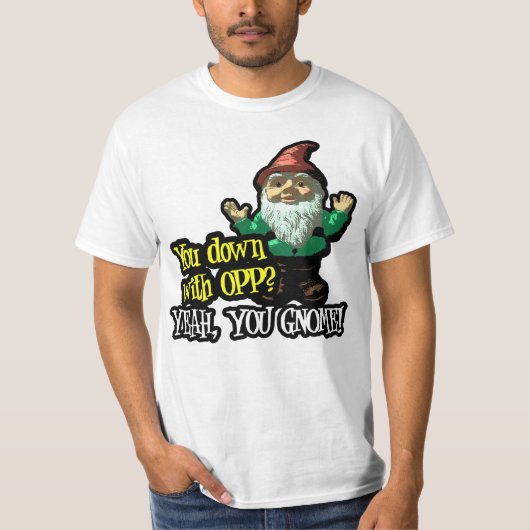 Vous vers le bas avec OPP ouais vous T-shirt de (Devant)