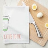 Vous voulez dire un latte à moi serviette de cuisi (Quart Plié)