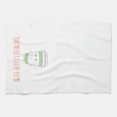 Vous voulez dire un latte à moi serviette de cuisi (Horizontal)