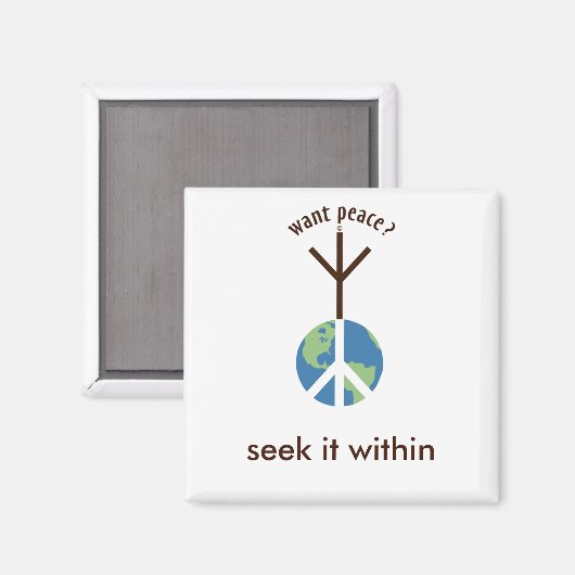 Vous voulez la paix ? Magnet (Recto/Verso)