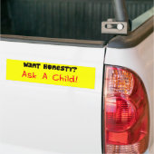 Vous Voulez L'Honnêteté Demander Un Sticker De Bum (Sur camion)