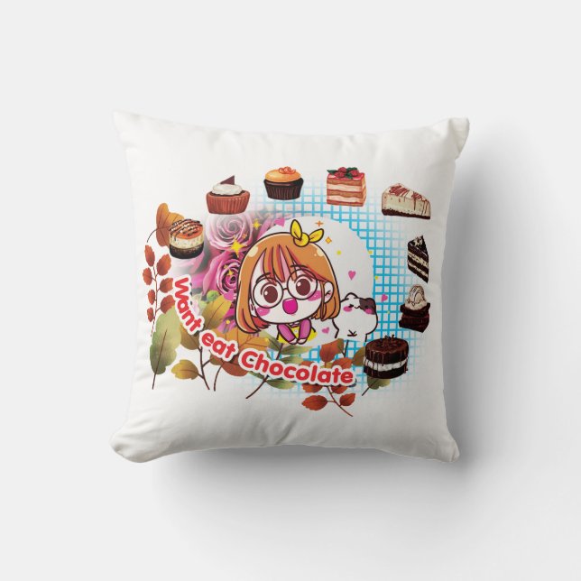 Vous voulez manger Chocolate Coussin de gâteau (Recto)