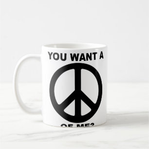 Vous voulez un morceau de moi symbole mug drôle