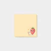 Vous y arriverez ! Post-It fraise joyeux (Devant)