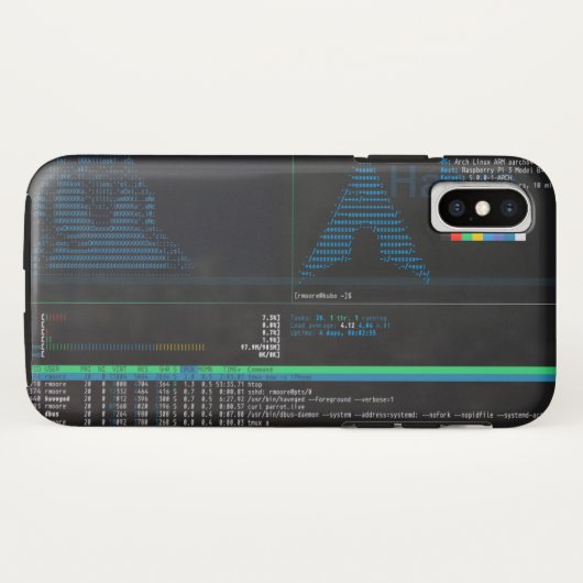 Voûte Linux sur le coque iphone de (Dos (Horizontal))