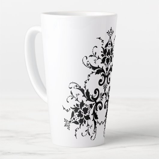 vouw-bloem-bloem latte mok (Linkerhoek)