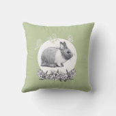 Vouw het konijn af. Potlood tekening Kussen (Achterkant)