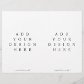 vouwbaar twevoudig programma (Achterkant)