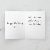 Vouwbare kaart met felicitatie (Binnen)