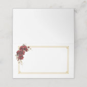 Vouwbare naam plaatskaart (Buitenkant ongevouwen)