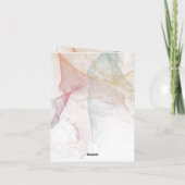 Vouwbare uitnodiging  (Achterkant)