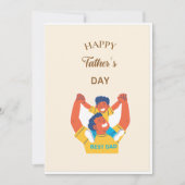 Vouwbare Vaderdag Kaarten Printbaar | Vaderdag (Voorkant)