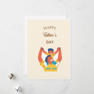 Vouwbare Vaderdagkaarten Printbaar | Vaderdag Feestdagenkaart