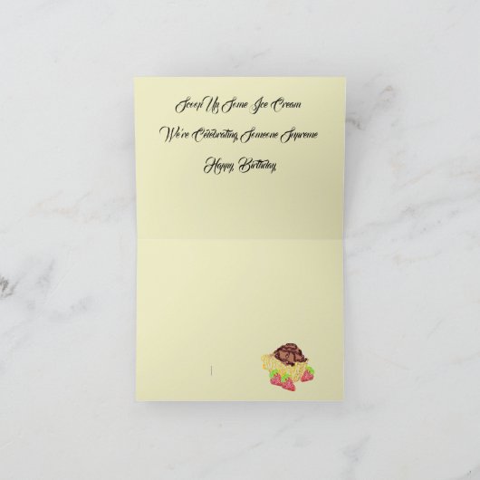 Vouwbare Verjaardagskaart: Vier het Kaart (Binnen)