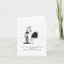 Vouwbare wenskaart (blanko binnenkant)