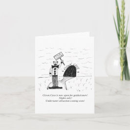 Vouwbare wenskaart (blanko binnenkant) kaart