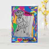 Vouwbare Wenskaart Kaart (Gele Bloem)